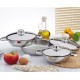 Gülsan Omlet Çelik Set (Çelik Kapak) 6 Parça